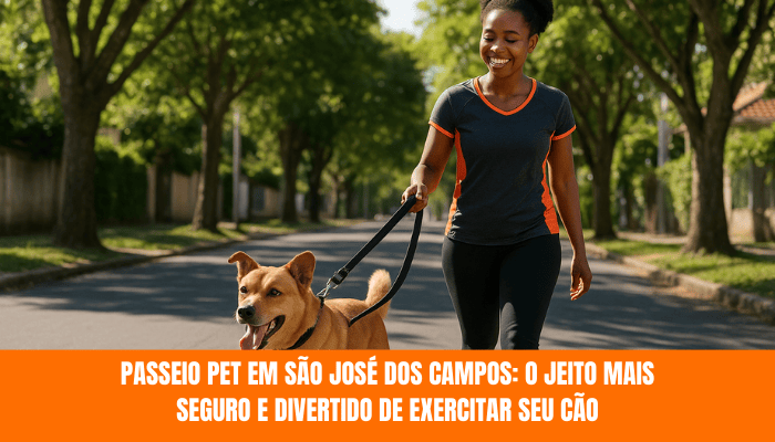 Passeio Pet em São José dos Campos: O Jeito Mais Seguro e Divertido de Exercitar Seu Cão