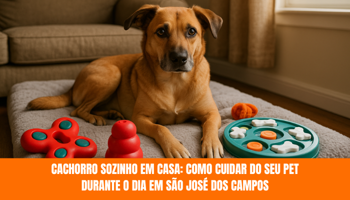 Cachorro Sozinho em Casa: Como Cuidar do Seu Pet Durante o Dia em São José dos Campos