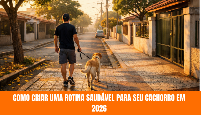 Como Criar uma Rotina Saudável para Seu Cachorro em 2026
